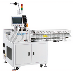 全自动排线压着镀锡机