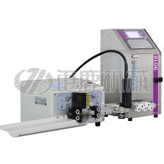 全自动裁线剥皮喷码一体机