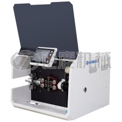 尼龙编织软管自动裁断裹胶带机