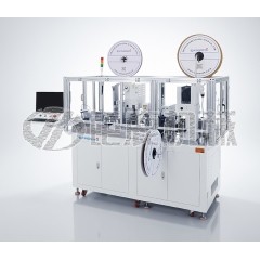 全自动双头穿色带号码管机