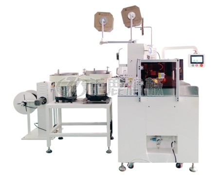 双并线自动穿绝缘护套端子机