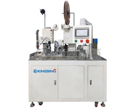 全自动双线并打沾锡端子机