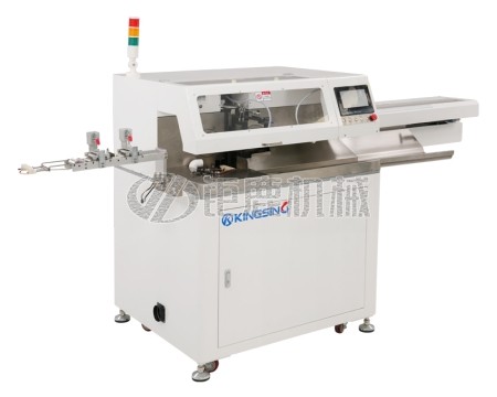 高精密伺服型双头剥线沾锡机