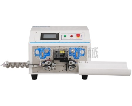 触摸屏版皮带送线剥线机