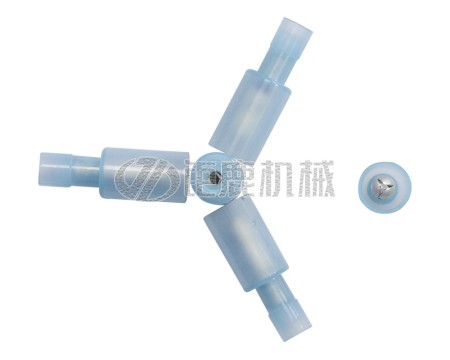 尼龙全绝缘护套子弹形公插端子（适用于软线）