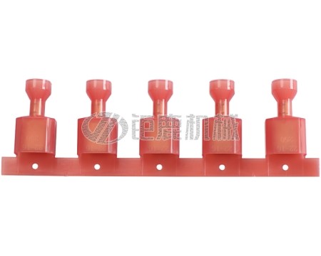 尼龙全绝缘护套公插端子（双线）