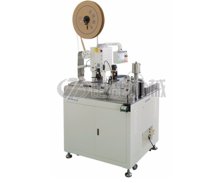 全自动扭线沾锡穿护套端子机